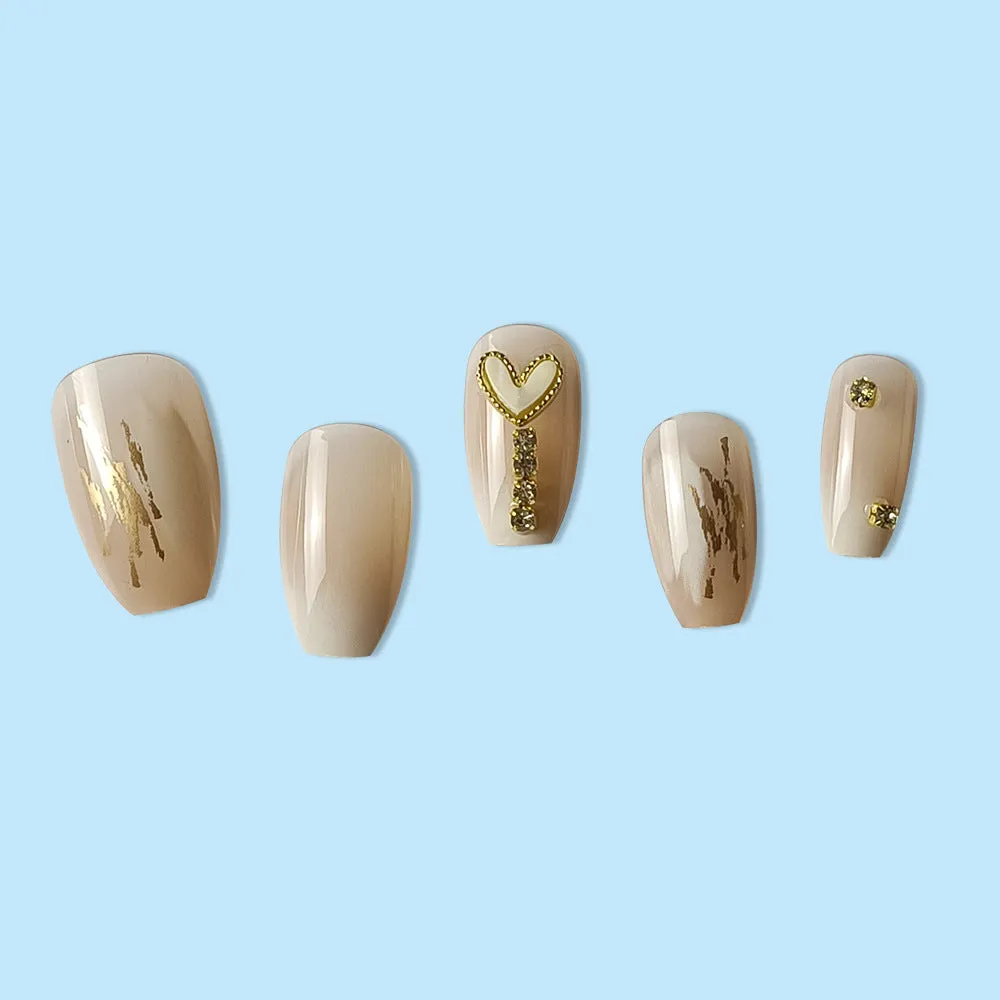 Short coffin amber heart