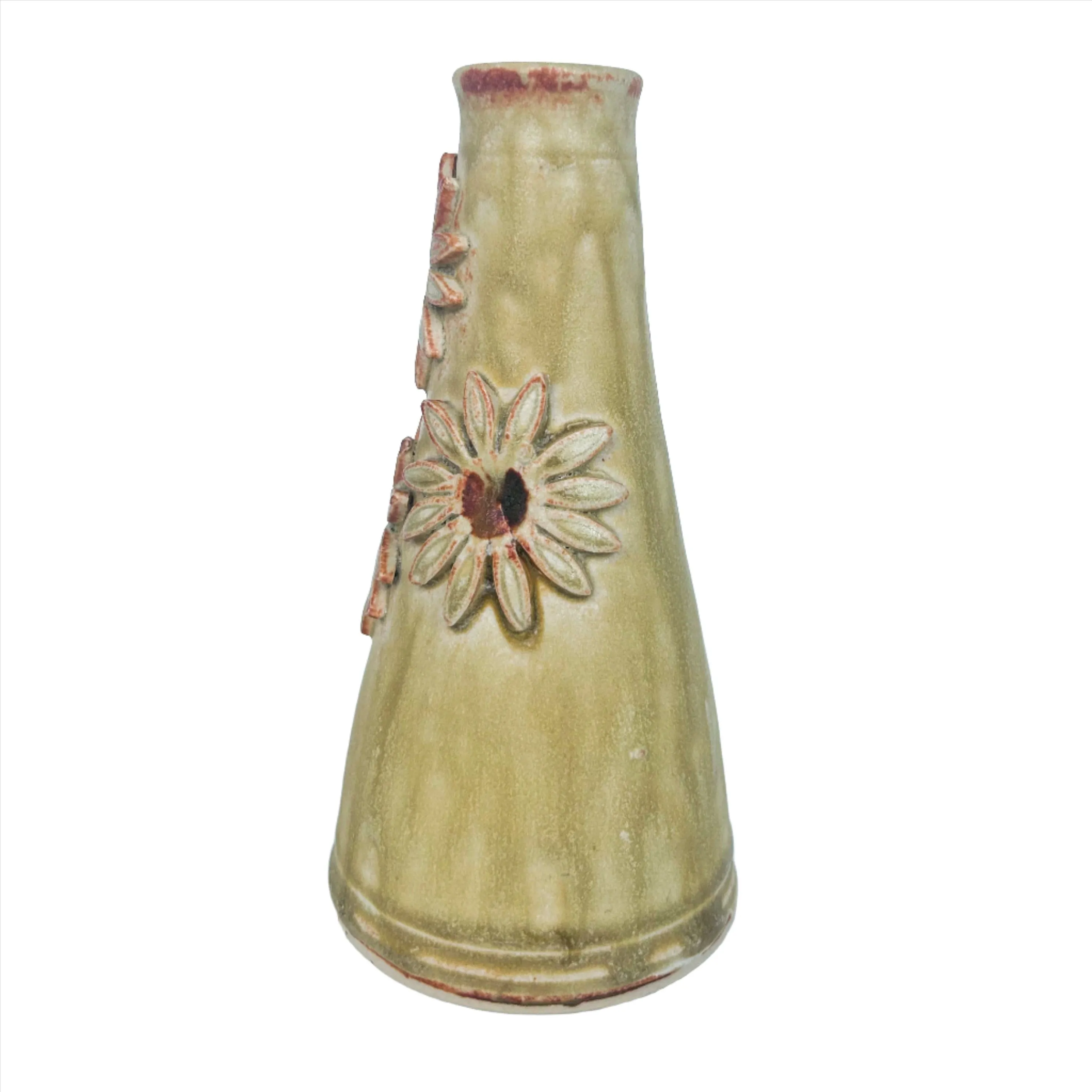 Small Daisy Studio Pottery Vase
