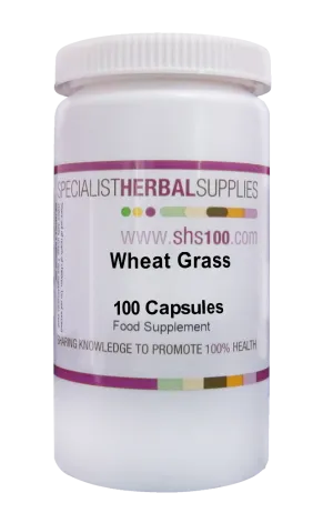 Specialist Herbal Supplies (SHS) Wheat Grass Capsules 100's