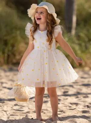 Spring Blooms Daisy Tulle Dress