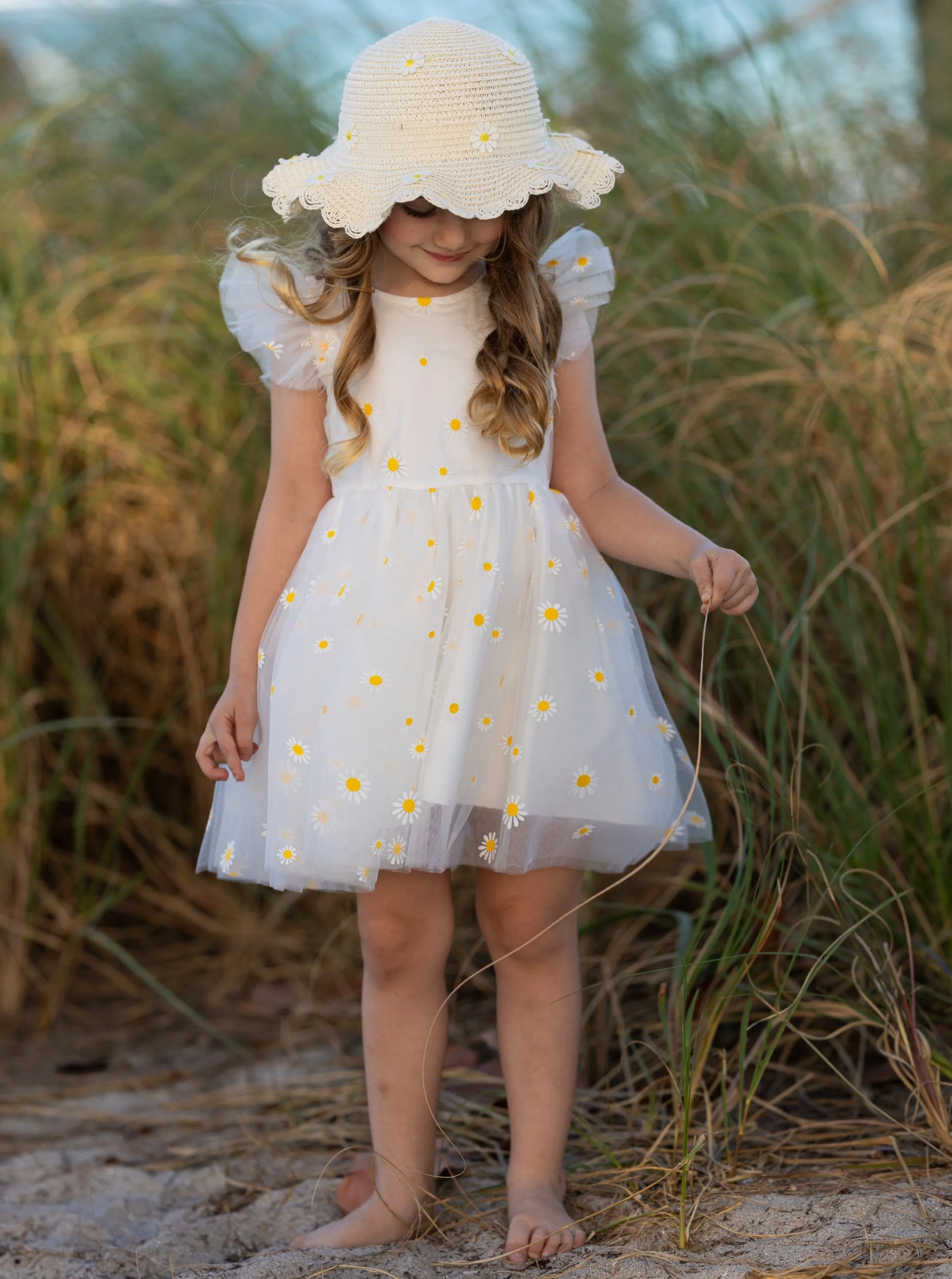Spring Blooms Daisy Tulle Dress