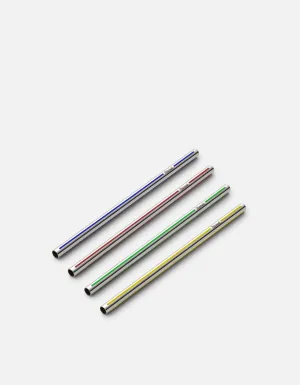 Sterling Silver Straw Set