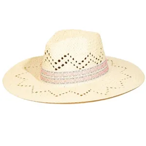 STRAW HAT WITH MELON BAND
