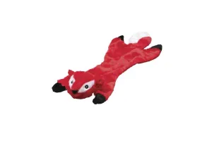 Stuffing Free Dog Toy with Squeaker - Pink, Green, and Gray, Red, Yellow