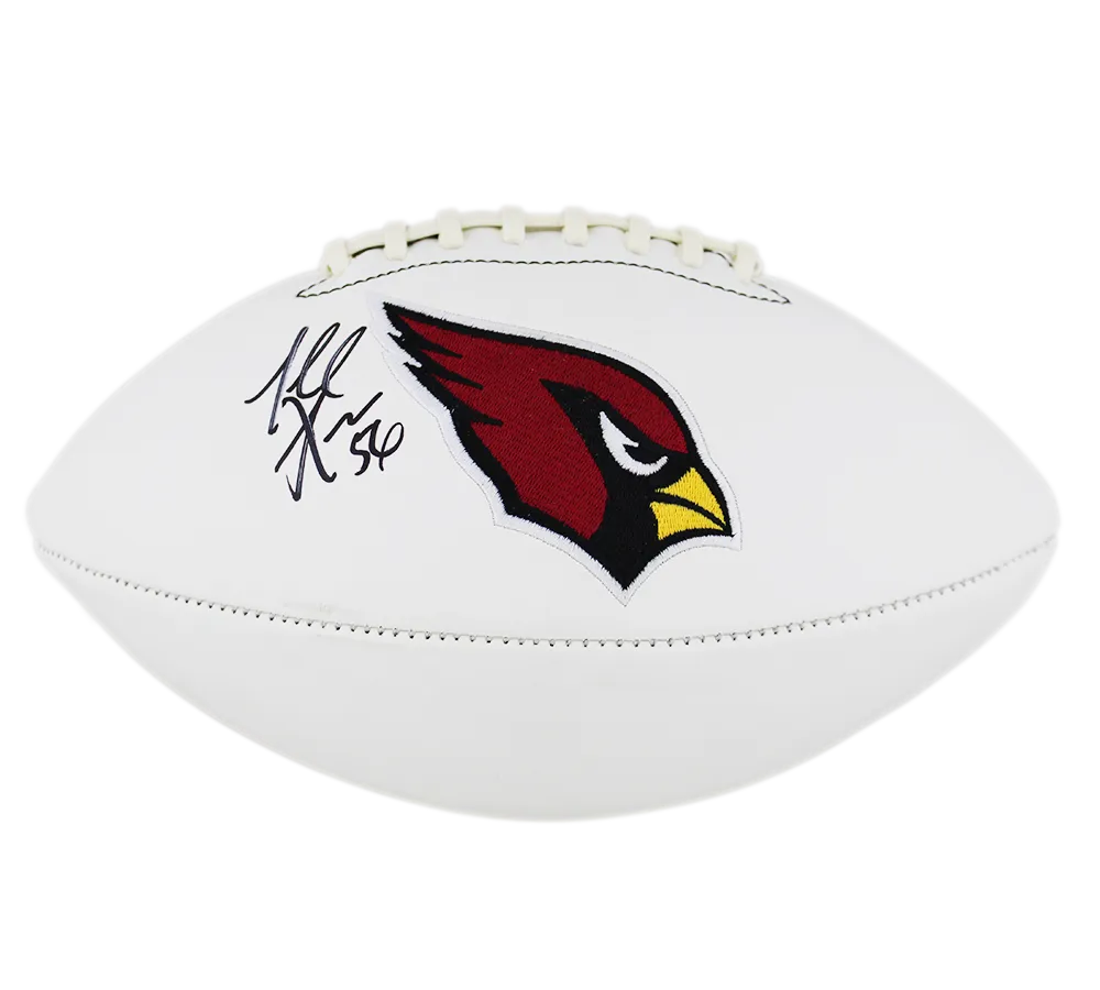 Terrell Suggs Signed Arizona Cardinals Embroidered NFL Football