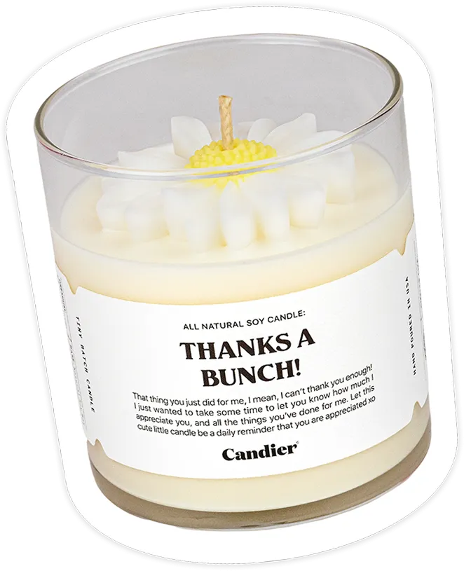 THANKS A BUNCH CANDLE