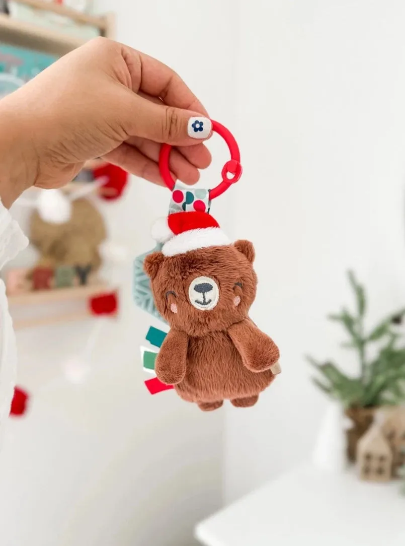 The Holiday Bear Itzy Pal Plush   Teether
