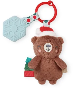 The Holiday Bear Itzy Pal Plush   Teether