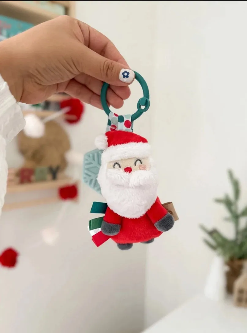 The Holiday Santa Itzy Pal Plush   Teether