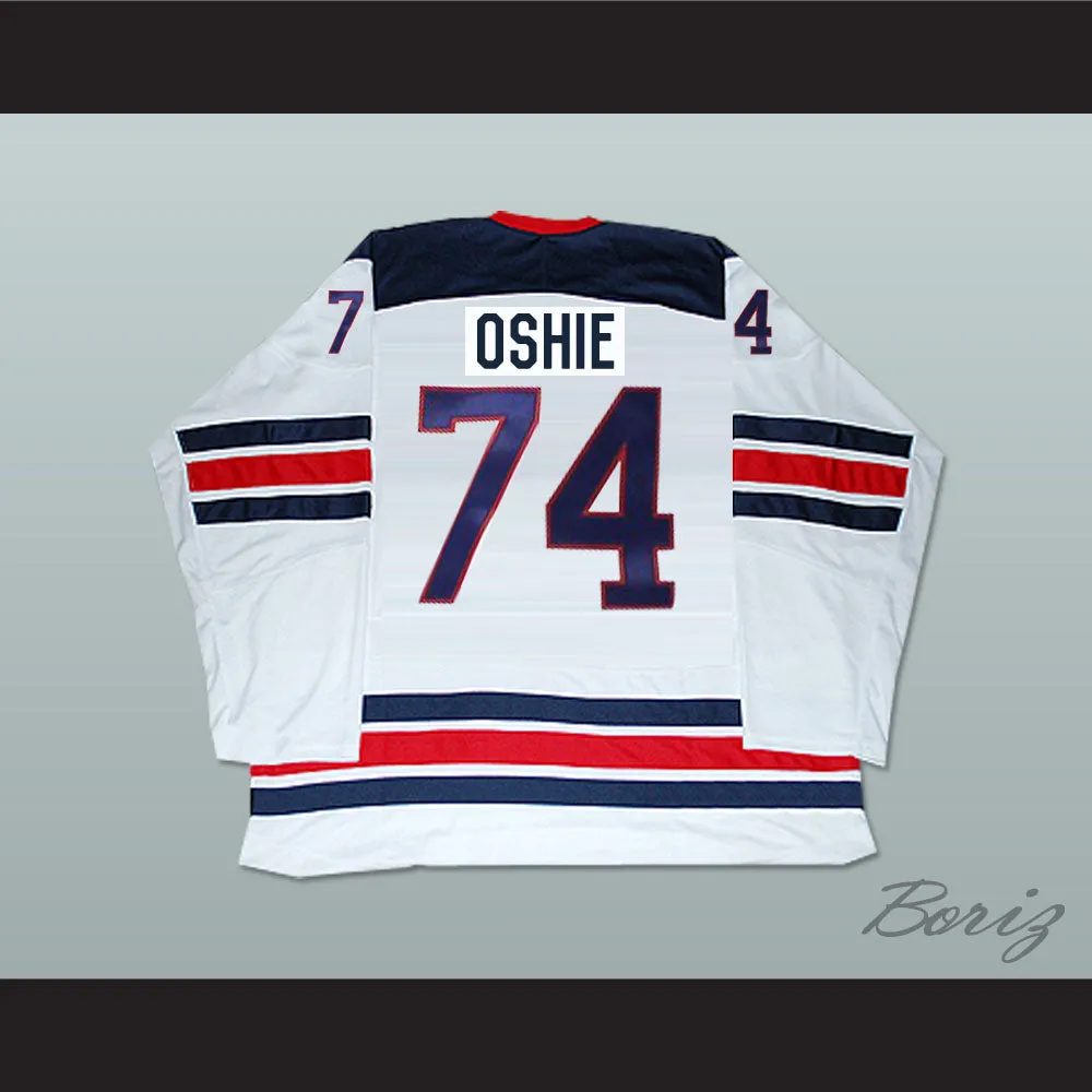T.J. Oshie 74 USA National Team Hockey Jersey 1960 Tribute Style