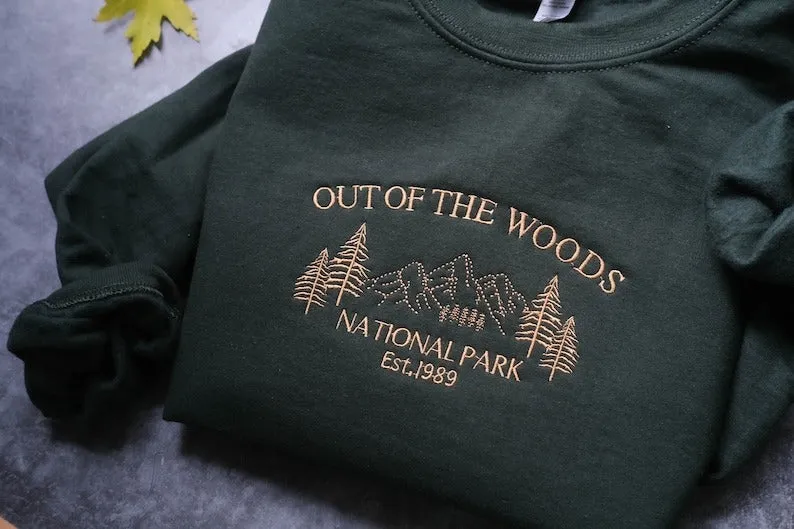 TS Embroidered National Park Out Of The Woods Sweatshirt