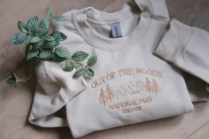TS Embroidered National Park Out Of The Woods Sweatshirt