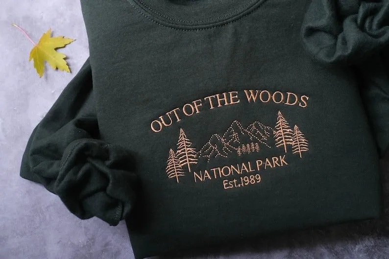 TS Embroidered National Park Out Of The Woods Sweatshirt