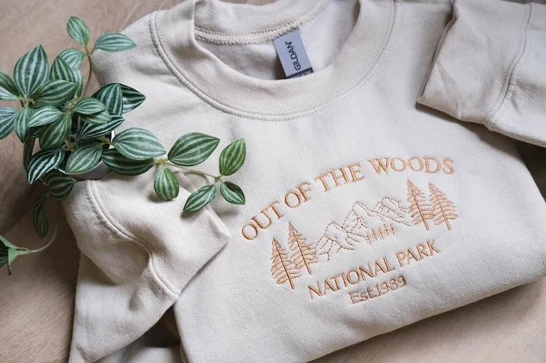 TS Embroidered National Park Out Of The Woods Sweatshirt