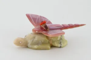 Turtle Fetish with Dragonfly by Daisy Natewa