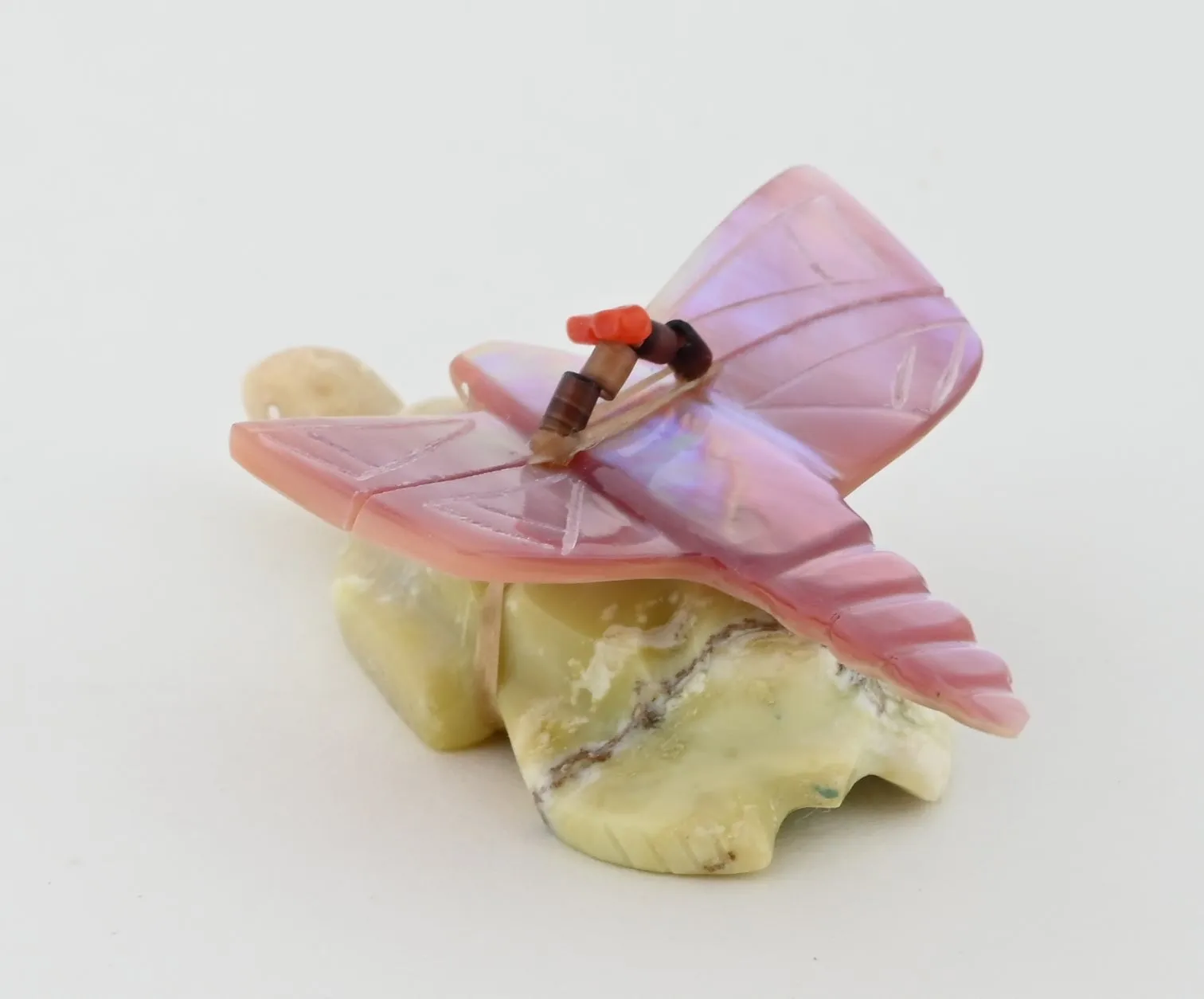 Turtle Fetish with Dragonfly by Daisy Natewa
