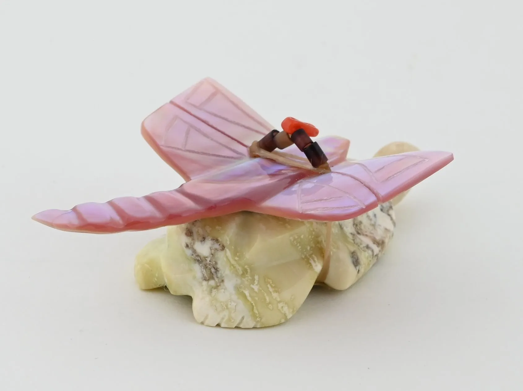 Turtle Fetish with Dragonfly by Daisy Natewa