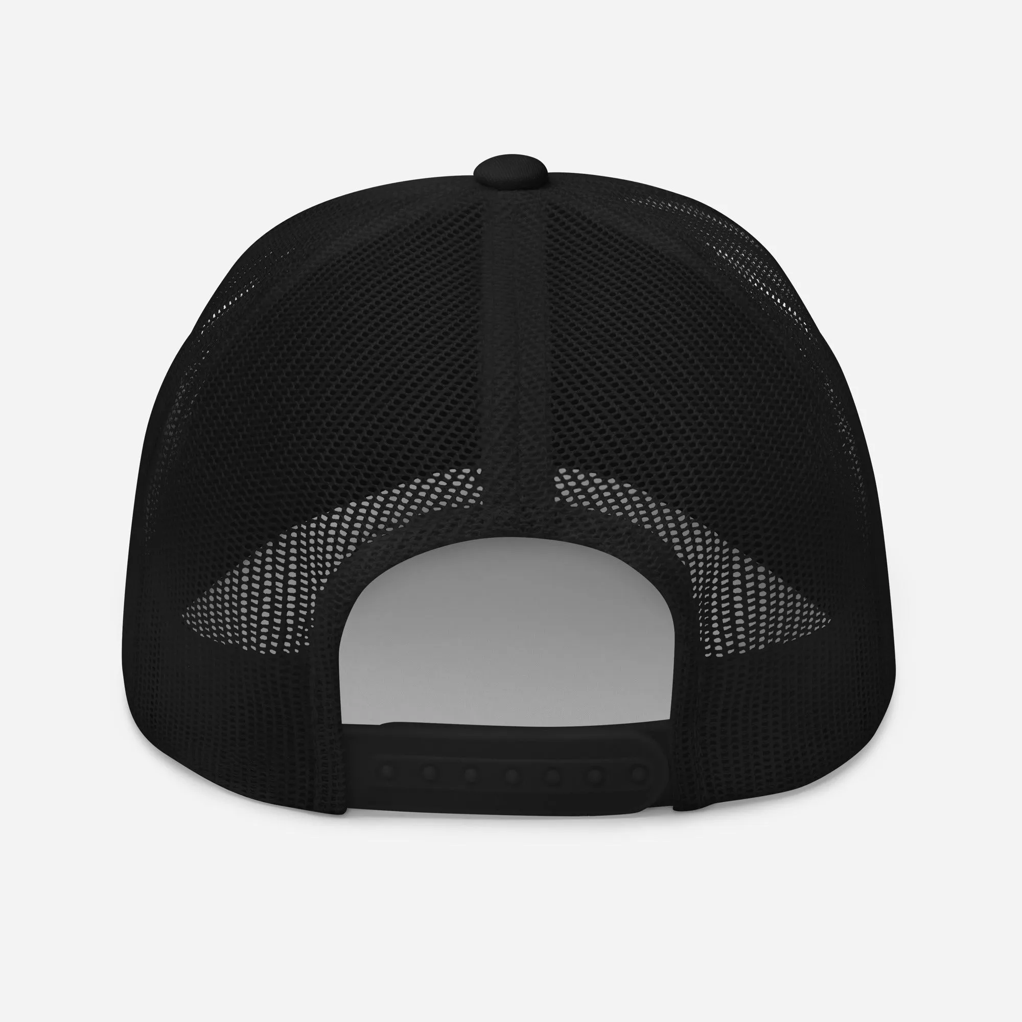 Upside Down Dallas Trucker Cap, Inverted Dallas Embroidered Hat