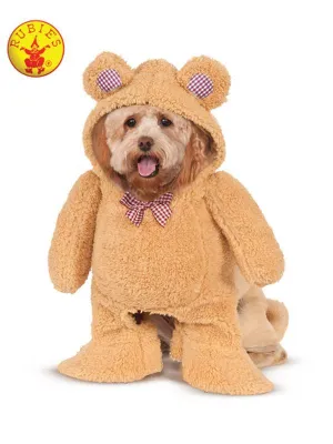 Walking Teddy Bear Pet Costume Size M
