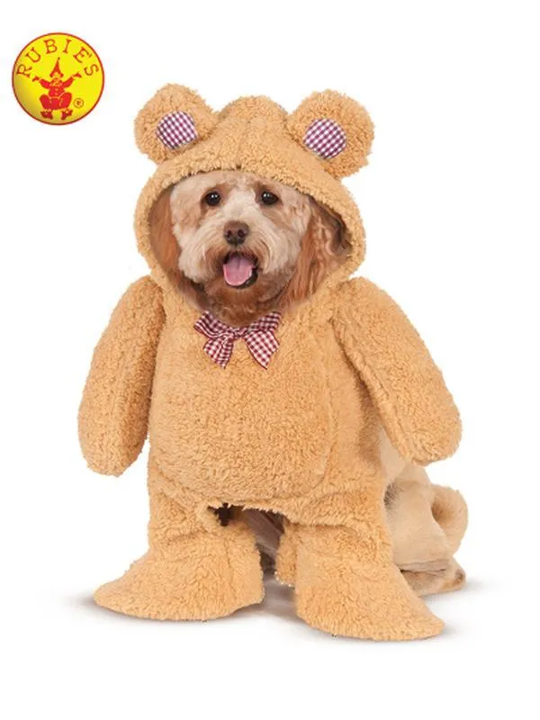 Walking Teddy Bear Pet Costume Size M