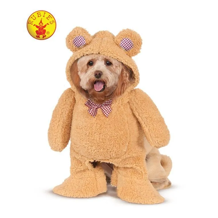 Walking Teddy Bear Pet Costume Size S