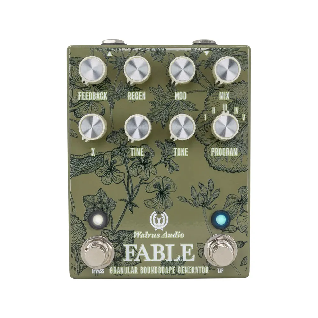 Walrus Audio Fable Granular Soundscape Generator Delay Guitar Effects Pedal, Floral Series 2024
