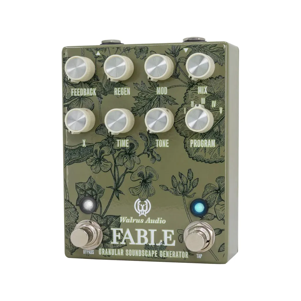 Walrus Audio Fable Granular Soundscape Generator Delay Guitar Effects Pedal, Floral Series 2024
