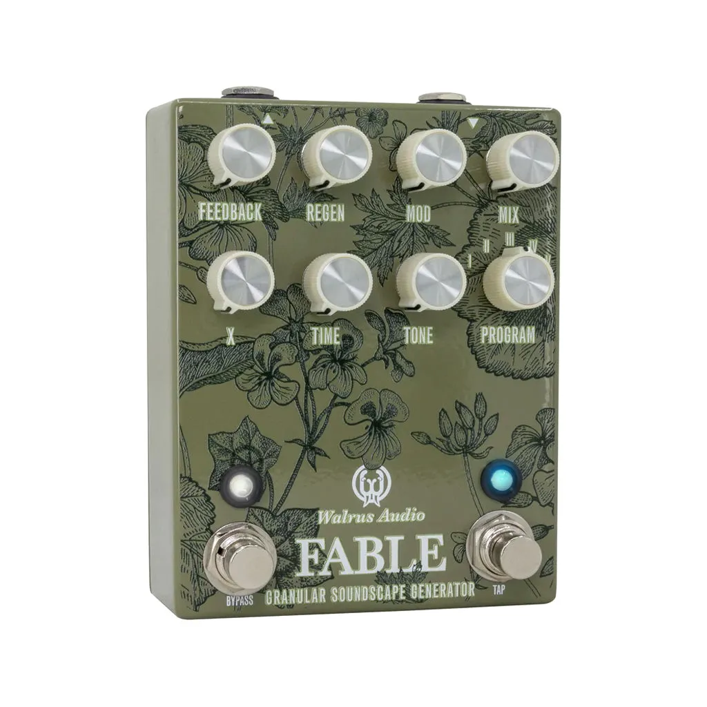 Walrus Audio Fable Granular Soundscape Generator Delay Guitar Effects Pedal, Floral Series 2024