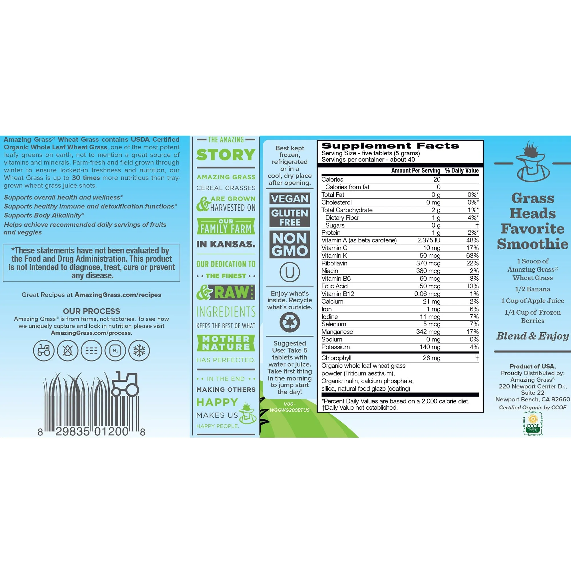 Wheat Grass Tablets