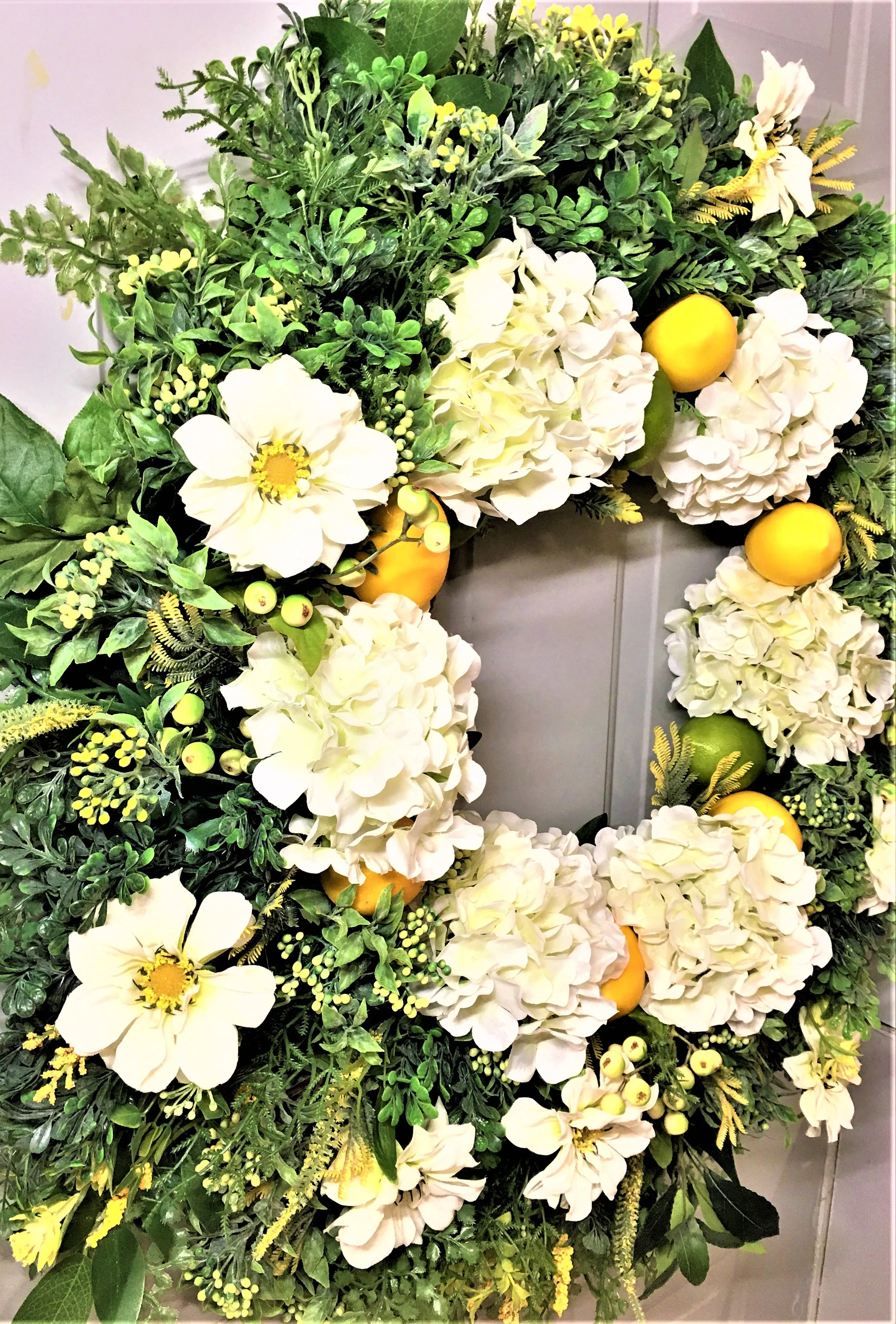 When Life Gives You Lemons Wreath 32" X 5"