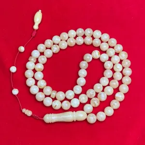 WHITE AMBER MISBAHA 10,3mm 45,5g