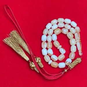WHITE AMBER MISBAHA 6,7x8,6mm 10,3g