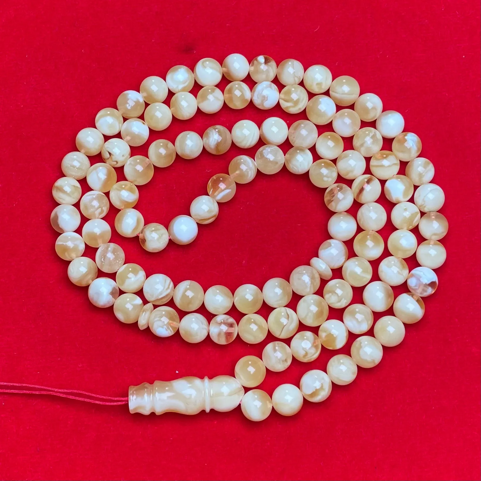 WHITE AMBER MISBAHA 8,4mm 32,5g