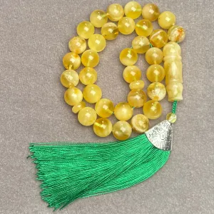 YELLOW AMBER MISBAHA 10,7mm 28,7g