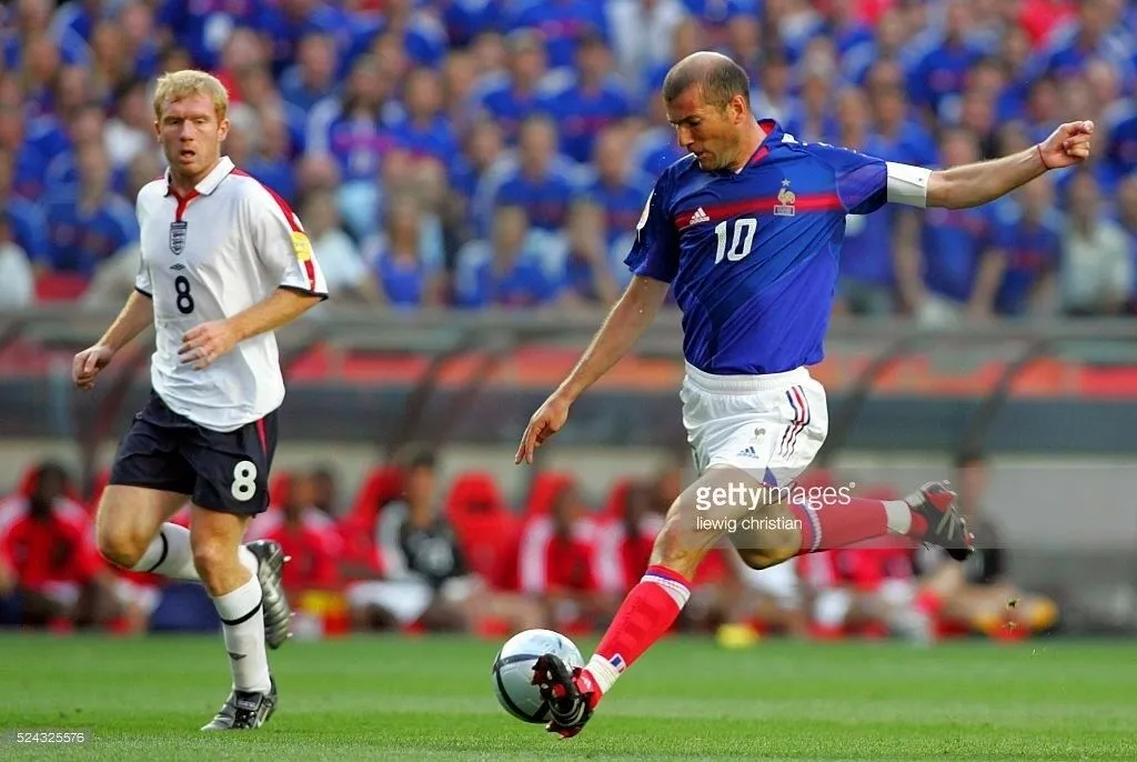 Zidane France 2004 EURO CUP PLAYER ISSUE Home Jersey Shirt Maillot XL SKU# 600397 TRI001