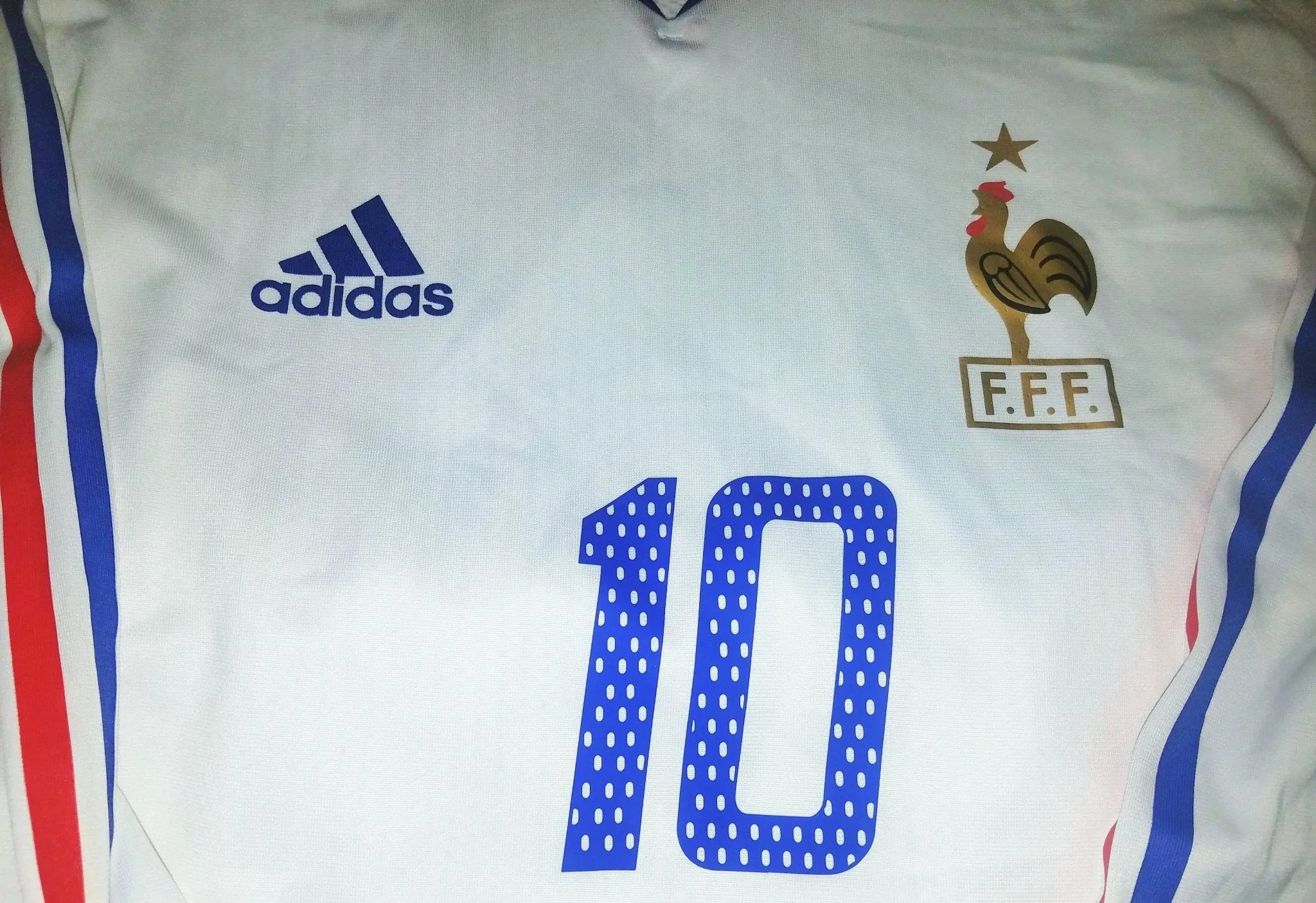 Zidane France PLAYER ISSUE EURO CUP 2004 Jersey Shirt Maillot M SKU# 600245 TRI001