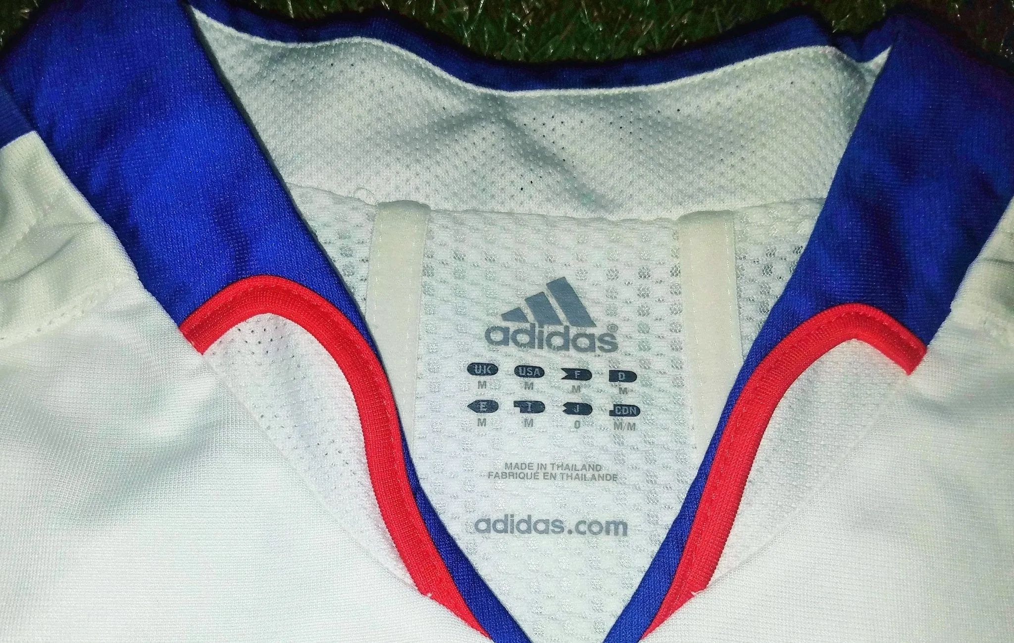 Zidane France PLAYER ISSUE EURO CUP 2004 Jersey Shirt Maillot M SKU# 600245 TRI001