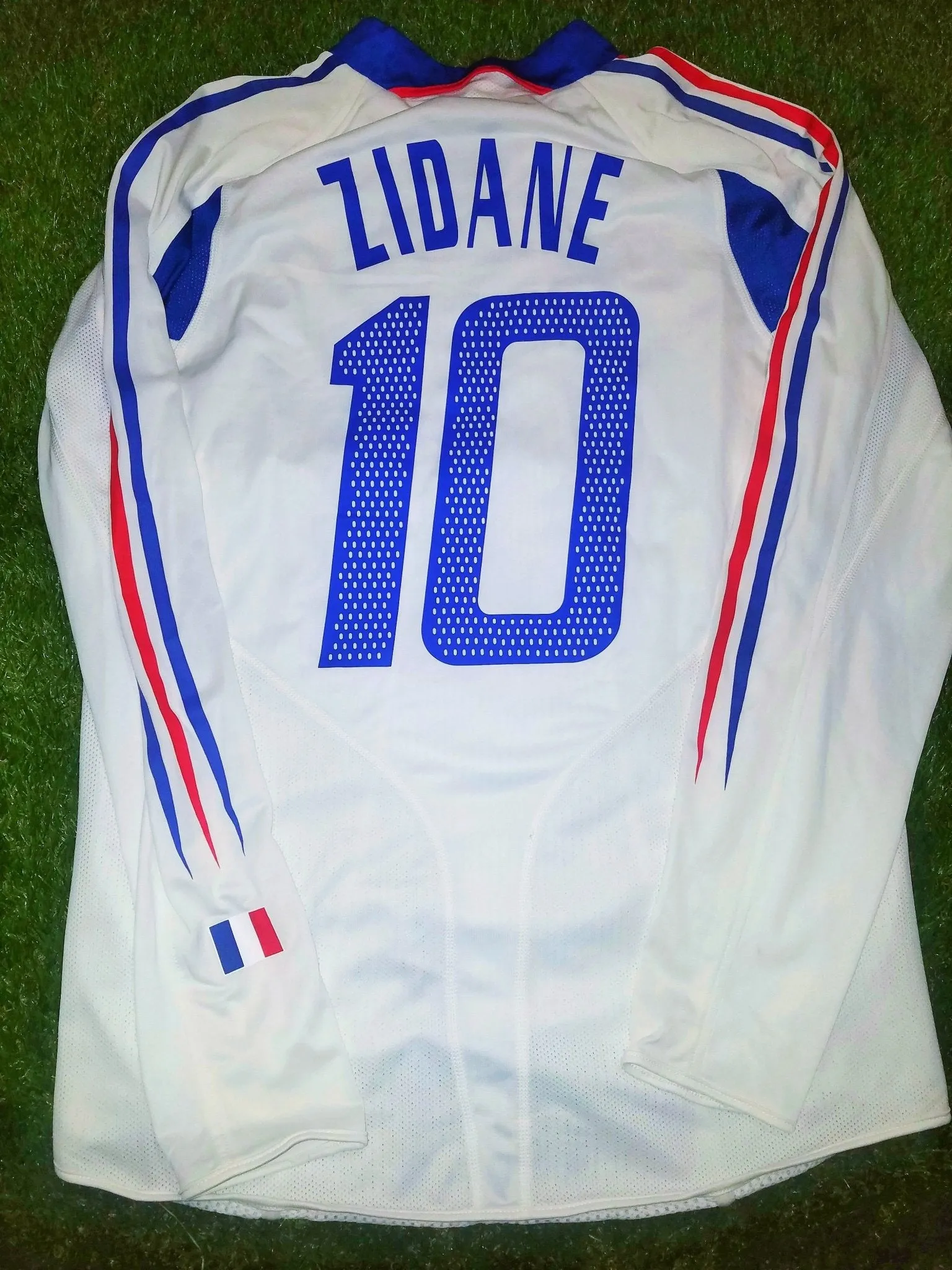 Zidane France PLAYER ISSUE EURO CUP 2004 Jersey Shirt Maillot M SKU# 600245 TRI001