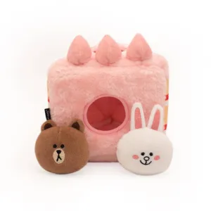 ZippyPaws - Zippy Burrow™ - Brown and Friends in Cake (U.S. SALE ONLY)