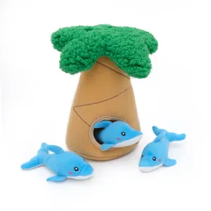 ZippyPaws - Zippy Burrow® - Dolphins in Palm Tree